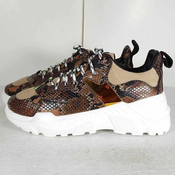 John Geiger Men\'s 003 US 7 Brown Python Law Top Casual Fashion Sneakers Shoes main image 11